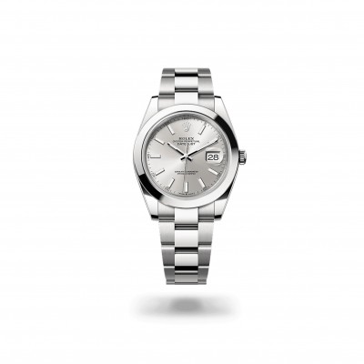 ROLEX DATEJUST 41 STAINLESS STEEL SILVER DIAL MEN'S WATCH M126300-0003